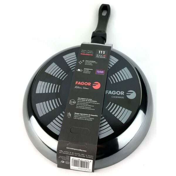 Pfanne FAGOR Indutherm Schwarz Emaillierter Edelstahl (Ø 24 cm) – Bild 3