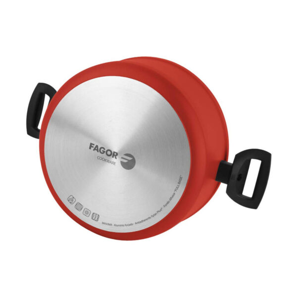 Kasserolle Fagor Rot Ø 20 x 10 cm – Bild 8