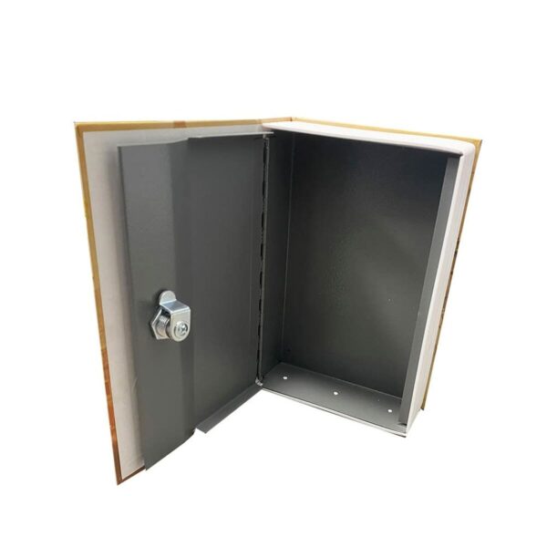 Buchförmiger Safe Micel CFC08 M13404 Grau Stahl Paris – Bild 2