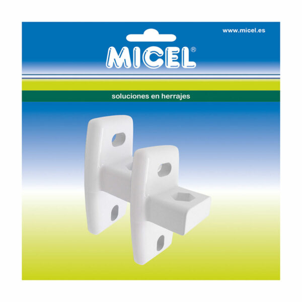 Halterung für Sonnensegel Micel TLD02 Weiß 4,4 x 3,82 x 8,6 cm Wand 2 Stücke – Bild 2