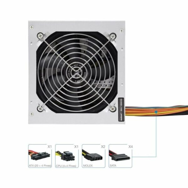 Stromquelle TooQ Fonte Ecopower II ATX 500 W RoHS CE – Bild 3