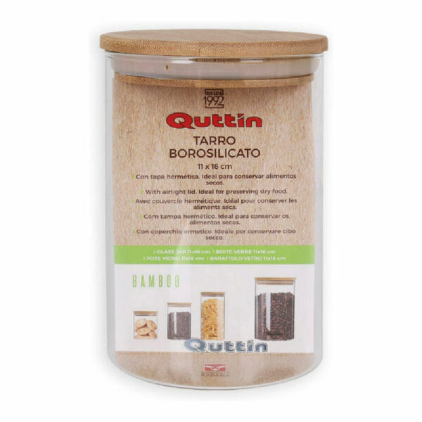 Gefäß Quttin Silikon 1,15 L 11 x 11 x 16 cm (12 Stück) – Bild 2