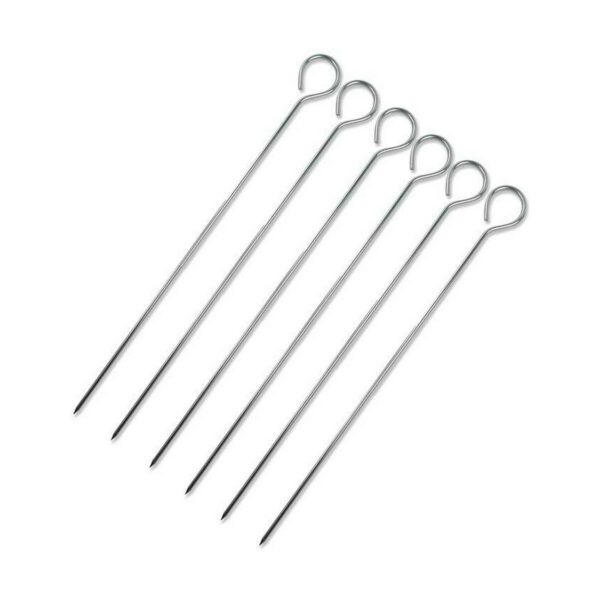 Grillspieß-Set Wooow Metall 6 Stücke 20 cm (36 Stück) – Bild 2