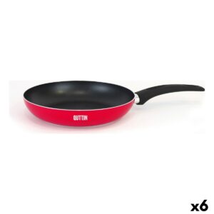Antihaftbeschichtete Pfanne Quttin Infinity Plus Rot 30,3 x 49 cm (6 Stück)