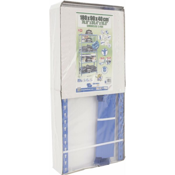 Regal Simon Rack Simonclick 5/400 Metall 180 x 90 x 40 cm 5 Regale – Bild 2