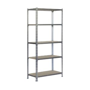 Regal Simon Rack Maderclick 5/400 750 kg Metall Holz 5 Regale Spanplatte (180 x 90 x 40 cm)