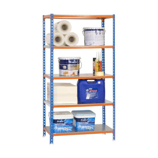 Regal Simon Rack Simonclick Plus 5/500 900 kg Metall 5 Regale (200 x 100 x 50 cm) – Bild 2