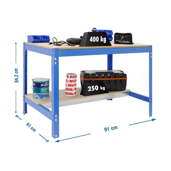 Werkbank mit Werkzeugen Simon Rack BT0 84,2 x 91 x 61 cm – Bild 2
