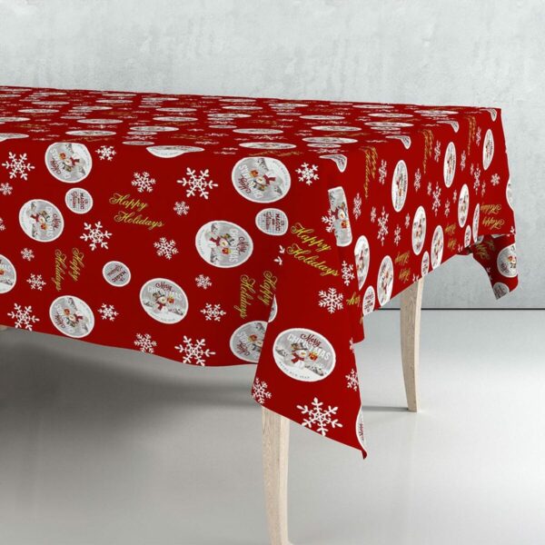 Tischdeckenrolle Exma Rot Weihnachten 140 cm x 25 m – Bild 2