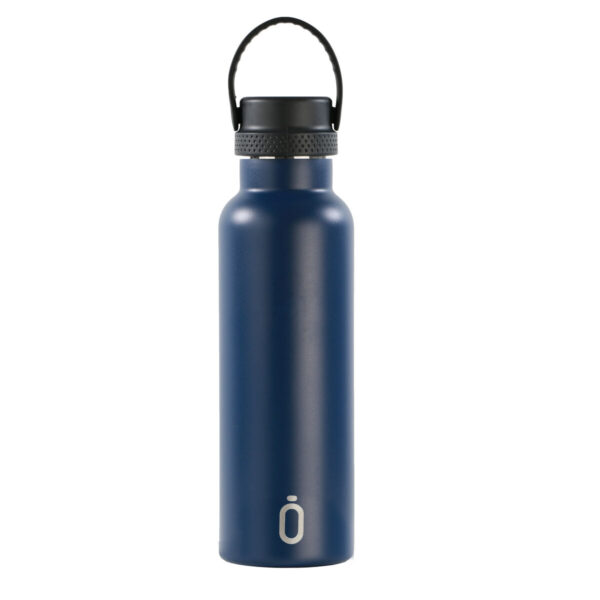 Thermosflasche F.C. Barcelona Marineblau Silikon Edelstahl – Bild 2