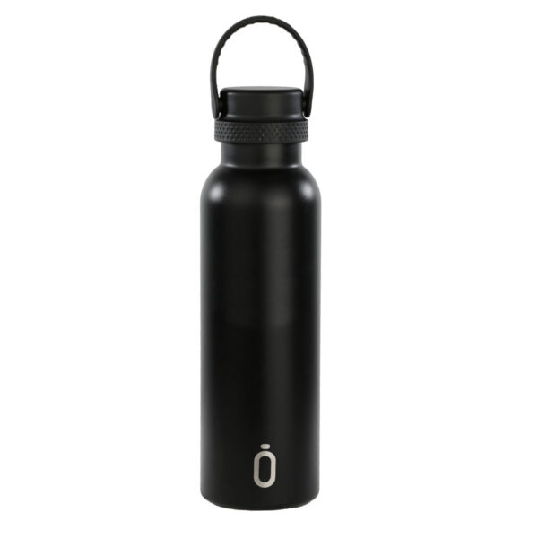 Thermosflasche F.C. Barcelona Black Schwarz Silikon Edelstahl – Bild 2