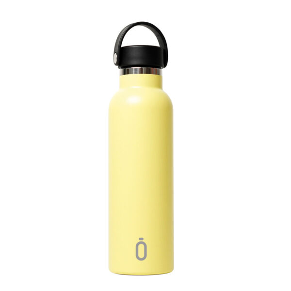 Thermosflasche Safta Limón Zitronengelb Silikon Edelstahl – Bild 2