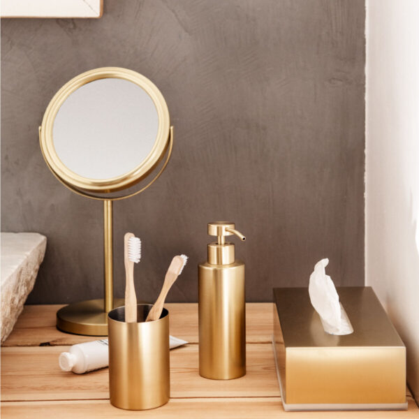 Toilettenbürste Andrea House Gold – Bild 3