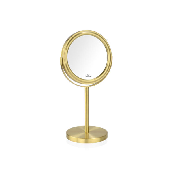 Standspiegel Andrea House Gold Metall rund (5 Stücke) – Bild 2