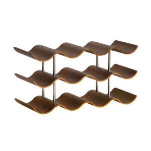 Flaschenregal Andrea House Nussbaumholz 42 x 16 x 23 cm