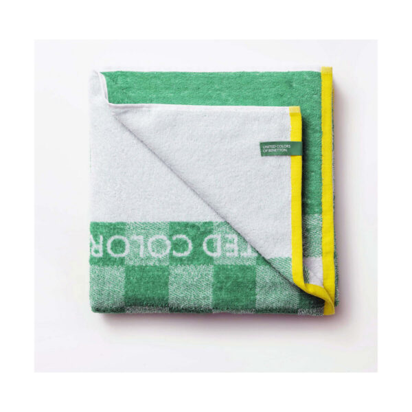Strandbadetuch Benetton BE148 140 x 170 cm grün – Bild 3