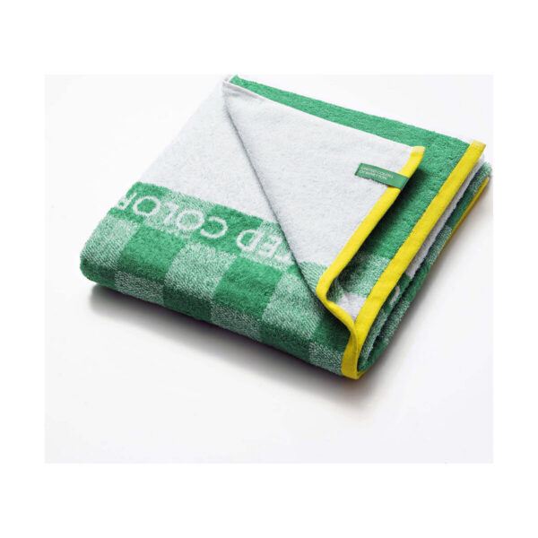 Strandbadetuch Benetton BE148 140 x 170 cm grün – Bild 6