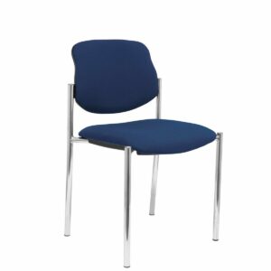 Empfangsstuhl Villalgordo Piqueras y Crespo BALI200 Marineblau Kunstleder