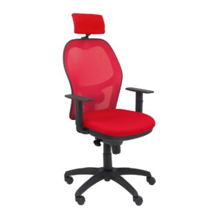 Bürostuhl mit Kopfstütze Jorquera Piqueras y Crespo 10CRNCR Rot