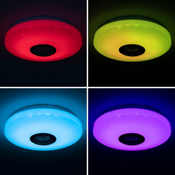 LED-Deckenleuchte mit Lautsprecher Lumavox InnovaGoods – Bild 3