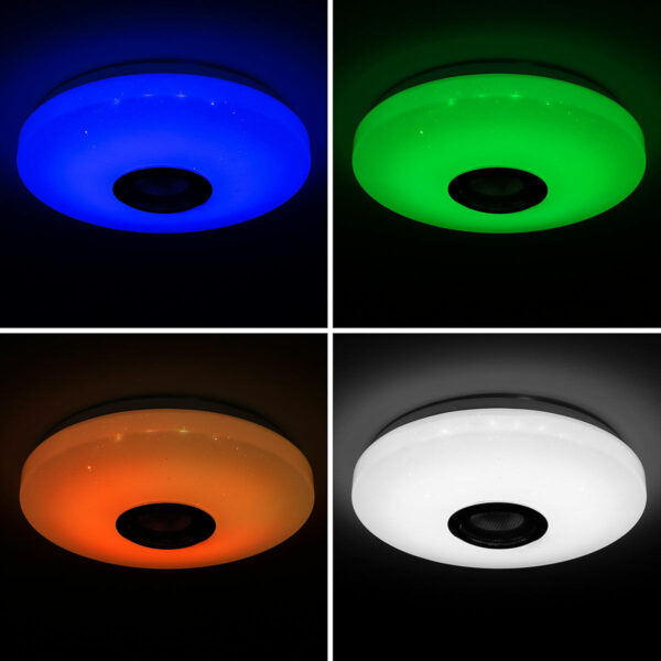 LED-Deckenleuchte mit Lautsprecher Lumavox InnovaGoods – Bild 4