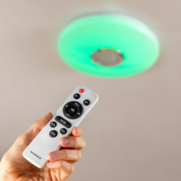 LED-Deckenleuchte mit Lautsprecher Lumavox InnovaGoods – Bild 7
