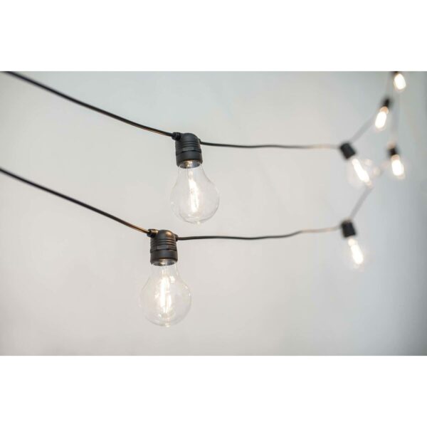 LED-Lichterkette New Garden Allegra Schwarz 8 m E27 10 350 lm – Bild 4