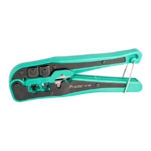 Crimpzange LogiLink RJ11/RJ22/RJ45 grün