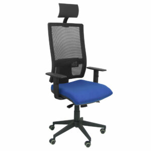 Bürostuhl mit Kopfstütze Horna bali Piqueras y Crespo BALI229 Blau