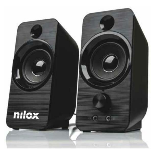 Laptop-Lautsprecher Nilox NXAPC02 Schwarz 6 W USB