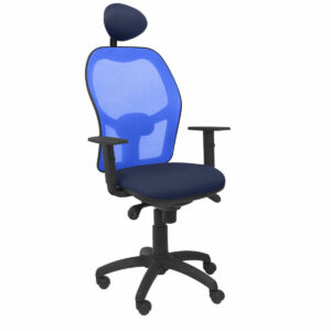 Bürostuhl mit Kopfstütze Jorquera  Piqueras y Crespo ALI200C Blau Marineblau