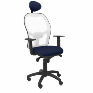 Bürostuhl mit Kopfstütze Jorquera  Piqueras y Crespo ALI200C Blau Marineblau
