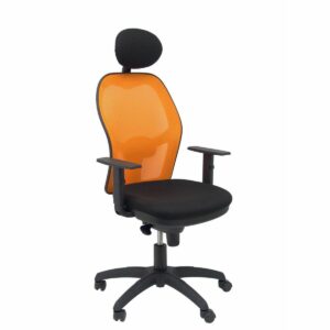 Bürostuhl mit Kopfstütze Jorquera Piqueras y Crespo ALI840C Schwarz