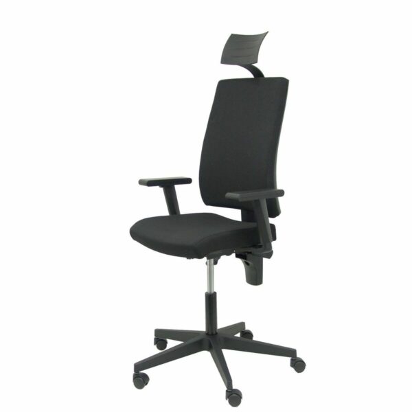Bürostuhl mit Kopfstütze Lezuza Piqueras y Crespo 322NECC Schwarz – Bild 3