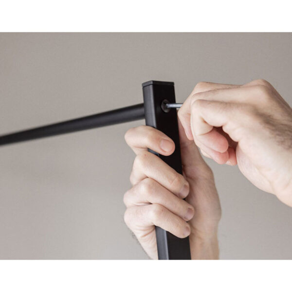 Hattestativ Newlux Hangy One 15 Schwarz Metall 80 x 40 x 160 cm – Bild 3