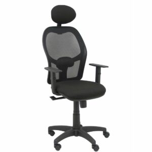 Bürostuhl mit Kopfstütze Alocén Piqueras y Crespo B10CRNC Schwarz