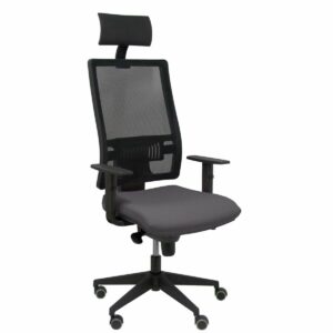 Bürostuhl mit Kopfstütze Piqueras y Crespo B10CRPC Grau Dunkelgrau