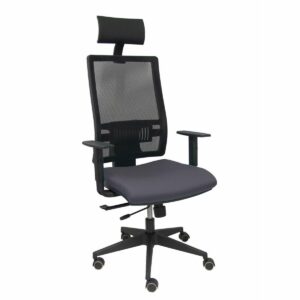 Bürostuhl mit Kopfstütze Piqueras y Crespo B10CRPC Dunkelgrau
