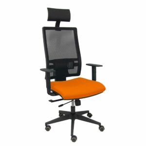 Bürostuhl mit Kopfstütze Piqueras y Crespo B10CRPC Orange