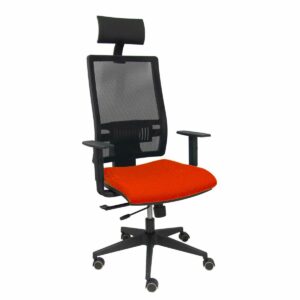 Bürostuhl mit Kopfstütze Piqueras y Crespo B10CRPC Dunkelorange