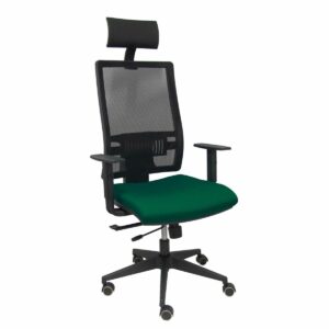 Bürostuhl mit Kopfstütze Piqueras y Crespo B10CRPC Dunkelgrün Dunkles