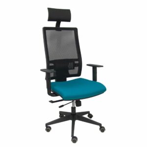 Bürostuhl mit Kopfstütze Piqueras y Crespo B10CRPC Blau