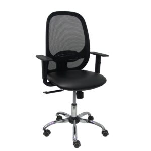 Bürostuhl Piqueras y Crespo 10CCRRN Schwarz Mit Armlehnen