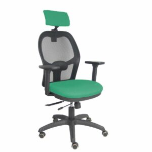 Bürostuhl mit Kopfstütze Piqueras y Crespo B3DRPCR Smaragdgrün