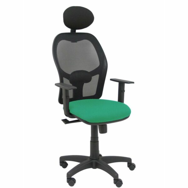 Bürostuhl mit Kopfstütze Piqueras y Crespo B10CRNC Smaragdgrün