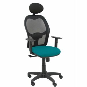 Bürostuhl mit Kopfstütze Piqueras y Crespo B10CRNC Blau Petroleum grün