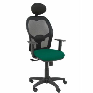 Bürostuhl mit Kopfstütze Piqueras y Crespo B10CRNC Dunkelgrün