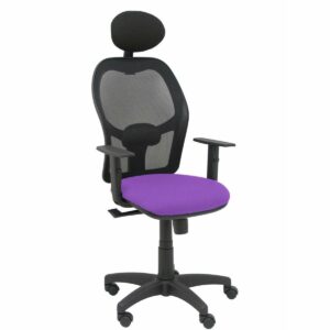 Bürostuhl mit Kopfstütze Piqueras y Crespo B10CRNC Lila