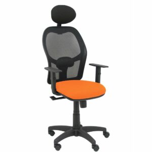 Bürostuhl mit Kopfstütze Piqueras y Crespo B10CRNC Orange