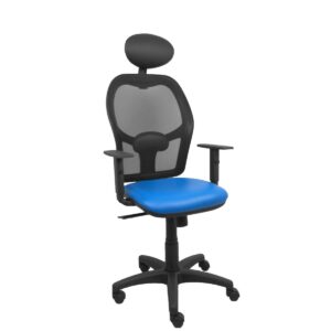 Bürostuhl mit Kopfstütze Piqueras y Crespo B10CRNC Blau
